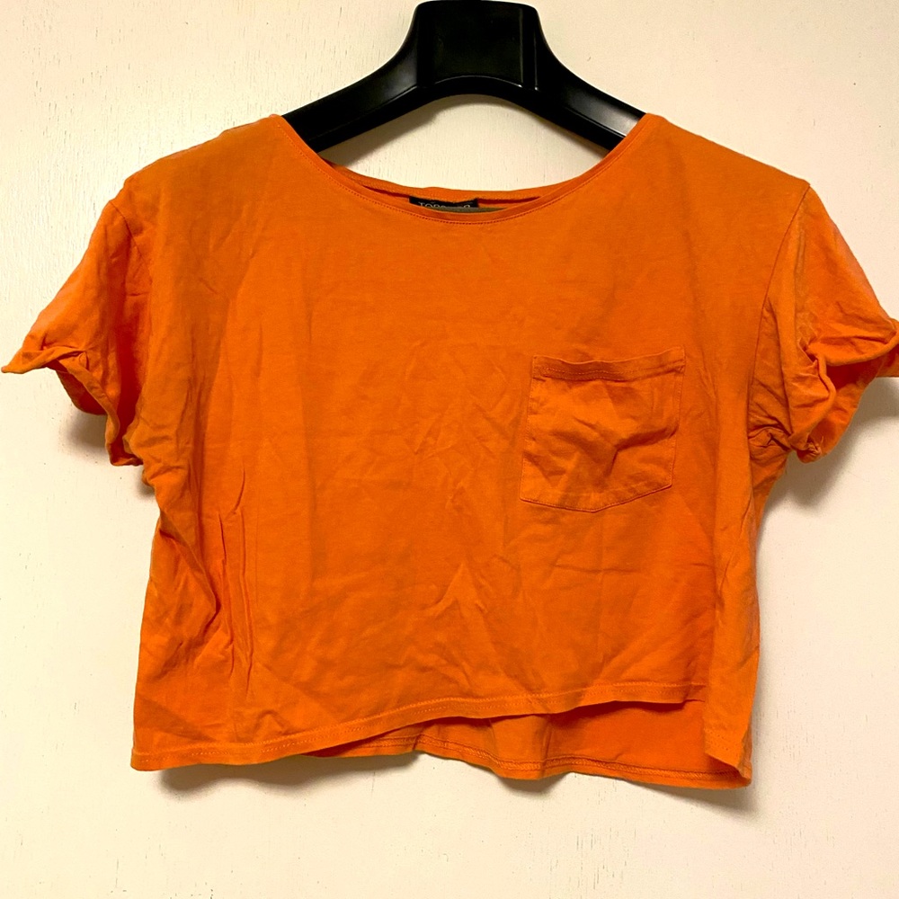 Topshop cropped tee